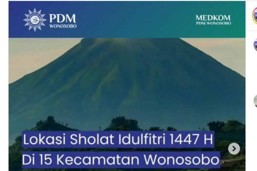 Top 69+ Lokasi Shalat Idul Fitri Muhammadiyah di Wonosobo 20 Maret 2026