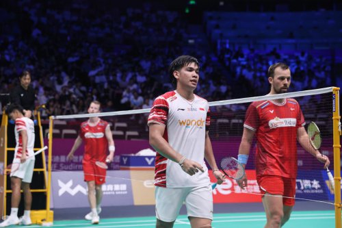 Sudirman Cup 2025, Daniel Lawan Rasa Sakit demi Indonesia Juara Grup