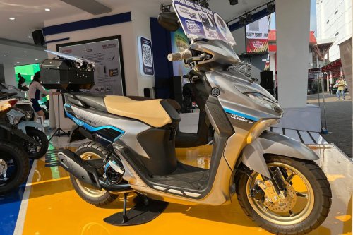 Yamaha Gear Ultima, Pekan Raya Jakarta, Outdoor Culture, Modifikasi skutik, Modifikasi Yamaha Gear Ultima Bergaya Touring Harian