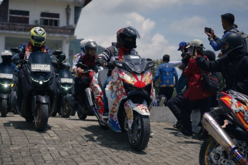 MAXI Tour Boemi Nusantara, touring, modifikasi, motor modifikasi, Modifikasi Tak Halangi Touring, XMAX Custom Ikut Libas Jalur Samosir