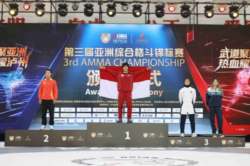 Atlet MMA Putri Raih Emas di 3rd AMMA Championship 2026, Indonesia Bawa Pulang 4 Medali
