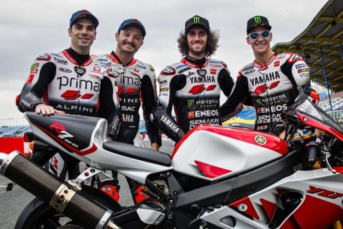 MotoGP Belanda, Yamaha, Yamaha MotoGP, yamaha motogp, yamaha, Yamaha 70th Anniversary, livery spesial yamaha, Tampilan Livery Spesial Ulang Tahun ke-70 Yamaha di MotoGP Belanda