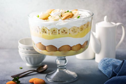 Resep Banana Pudding Viral, Cukup Diaduk Hasilnya Lembut!