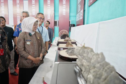 Kebumen, Saat &ldquo;Batu-batu Purba&rdquo; Dipamerkan di Kebumen, Simpan Jejak Bumi Jutaan Tahun