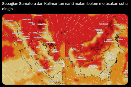 Fenomena Bediding: Malam Dingin, Siang Panas, Begini Penjelasan BMKG
