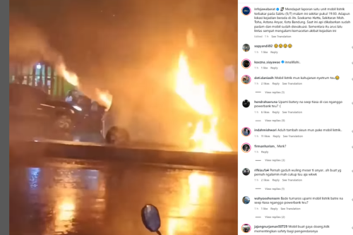Wuling Air ev Terbakar di Bandung, Wuling Lakukan Investigasi