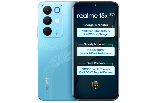 HP Realme 15x 5G Resmi dengan Baterai Jumbo, Awet 2 Hari Tanpa Dicas