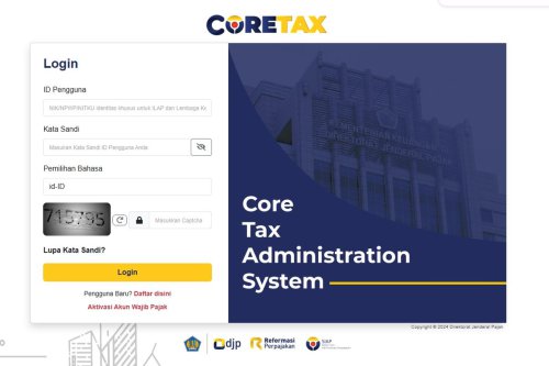 Cara Aktivasi Coretax Untuk Lapor SPT 2026, Klik coretaxdjp.pajak.go.id
