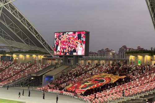 Milanisti Indonesia, Arsenal, AC Milan, Singapura, Arsenal vs AC Milan, ARSENAL, AC MILAN, Liga Inggris, Liga Italia, milanisti indonesia, arsenal vs ac milan, AC Milan vs Arsenal, Arsenal Vs AC Milan: Koreografi Milanisti Indonesia, Sambutan Meriah untuk The Gunners