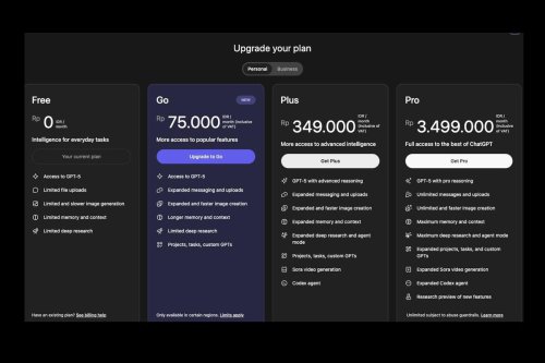 Harga Paket Langganan ChatGPT di Indonesia, Versi Pro Kini Lebih Murah
