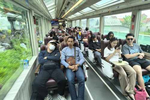 3 KA Priority Pakai Gerbong Panoramic Lagi, Pemandangan Lebih Leluasa