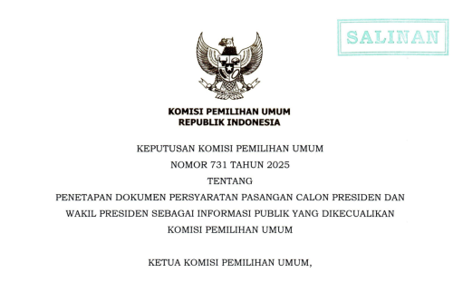 Ijazah Capres-Cawapres Jadi Polemik, KPU Akhirnya Batalkan Aturan Kerahasiaan Dokumen