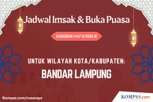 Jadwal Buka Puasa Bandar Lampung Hari Ini 27 Februari 2026, Cek Waktu Maghrib