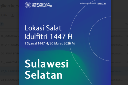 Daftar Lokasi Shalat Idul Fitri Muhammadiyah 2026 di Makassar