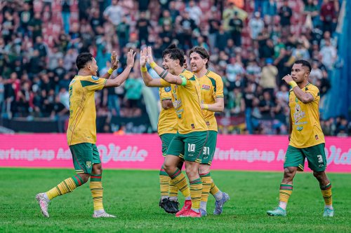 Persik Vs Persebaya 3-3, Tandukan Fergonzi Bawa Persib Bandung Juara Liga 1