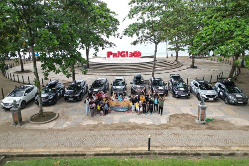 Komunitas Hyundai Santa Fe Touring di Jalur Selatan Jawa