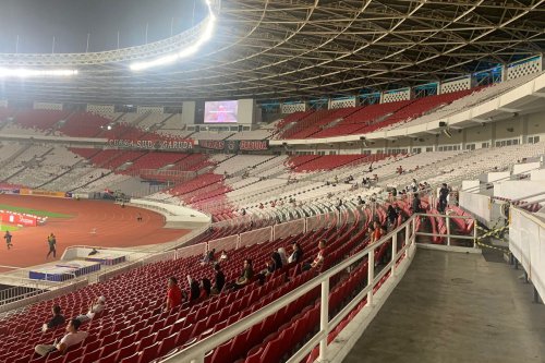 Suasana GBK Jelang Laga Timnas U23 Indonesia Vs Brunei