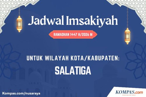 Jadwal Imsak Kota Salatiga Hari Ini, Dilengkapi Jadwal Shalat 10 Maret 2026