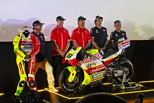 otomotif, Pertamina, kendaraan bermotor, motor, VR46 Racing Team, Rossi Datang ke Jakarta, Luncurkan Livery Khusus Buat MotoGP Mandalika