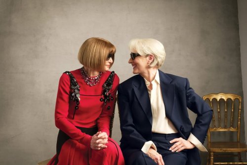Anna Wintour dan &ldquo;Miranda&rdquo; Akhirnya Bertemu, Momen Ikonik Dunia Fashion
