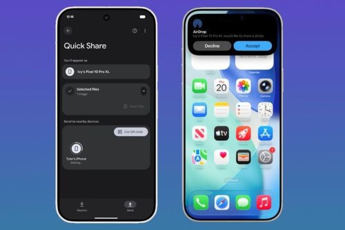 Google, Quick Share, AirDrop, iPhone, Android, iPad, HP Android dan iPhone Kini Bisa Kirim/Terima File ala AirDrop