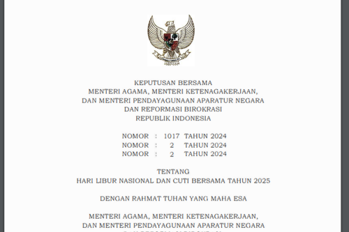 Kalender Tanggal Merah dan Cuti Bersama Desember 2025, Bisa Libur 4 Hari