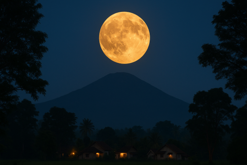 Supermoon Emas Hiasi Langit Malam Ini, Bisa Dilihat dari Indonesia?