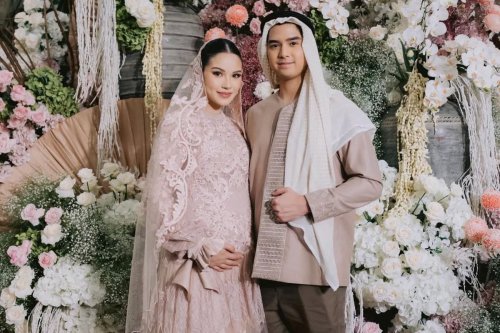 Top 7+ Style Alyssa Daguise saat Tasyakuran 4 Bulan Kehamilan, Anggun Bernuansa Pastel