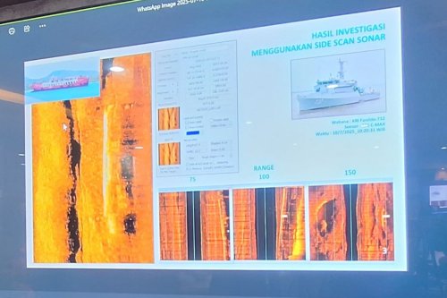 Terdeteksi Terbalik di Dasar Laut, Bangkai KMP Tunu Pratama Jaya Siap Diangkat dari Selat Bali
