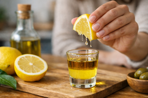 Olive Oil Lemon Shot Disebut Bisa Bantu Diet, Ahli Gizi Jelaskan Faktanya