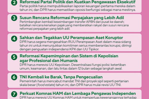 Top 5+ September Jadi Batas Waktu DPR hingga Presiden Jawab 17 Tuntutan Rakyat