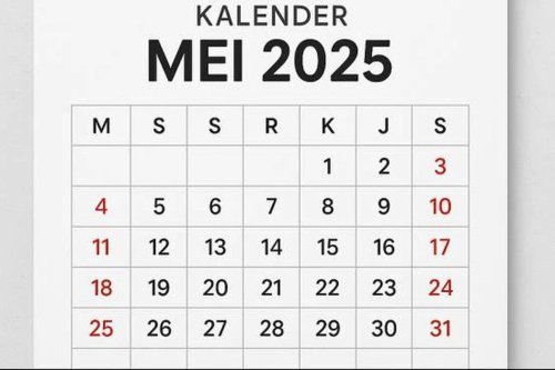 Top 12+ Mei 2025 Libur Apa? Ini Jadwal Long Weekend dan Cuti Bersama Mei 2025