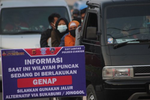 Ganjil Genap Puncak Berlaku pada Libur Panjang Maulid Nabi 2025