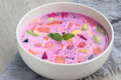 Resep Sop Buah Mangga Leci, Kudapan Segar Dingin Akhir Pekan