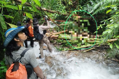 Bukit Mongkrang, Wanadri, Detik-detik Wanadri Temukan Pendaki Yazid di Bukit Mongkrang, 54 Menit Menyusuri Sungai