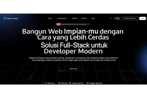 Perkuat Strategi AI Terpadu, Tencent Cloud Luncurkan Versi Resmi EdgeOne Pages