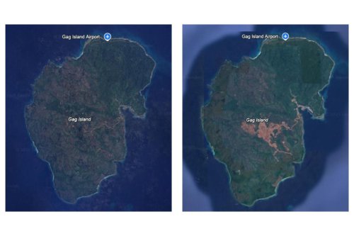 Dari Hijau ke Coklat, Citra Satelit Ungkap Perubahan Pulau Gag akibat Tambang Nikel Raja Ampat