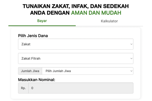 Cara Bayar Zakat Fitrah 2026 Online, Mudah Bisa lewat HP