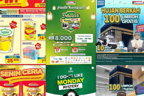 Promo Indomaret Hari Ini 19 Januari 2026, Minyak Goreng 2 Liter Rp 35.900