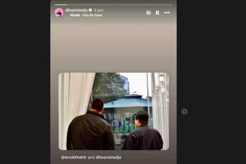 Erick Thohir Diisukan Jadi Menpora, Dito Aryotedjo Pamer Momen Bareng di Tengah Isu Reshuffle