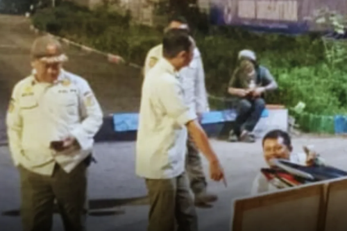 Marak Ranjau Paku, Satpol PP Tindak Tambal Ban di Jalan DI Panjaitan