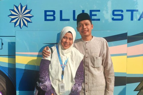 Cemasnya Ibrahim, Menanti Istri dan Anak di Tengah Ancaman Bom Saudia Airlines
