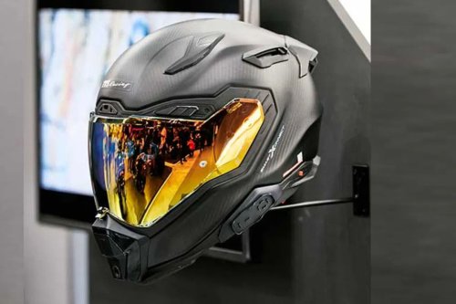 TVS Motor Company, Augmented Reality, kamera aksi bawaan, augmented reality, helm dengan teknologi HUD, Helm Canggih TVS dengan Augmented Reality
