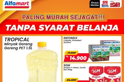 Promo Alfamart Hari Ini 26 Januari 2026, Tropical Minyak Goreng Hanya Rp 28.900