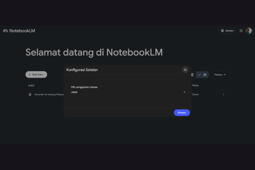 Google NotebookLM Kini Bisa Bahasa Indonesia dan Jawa, Total Dukung 50 Bahasa