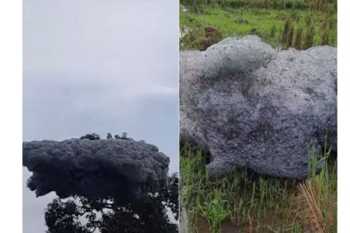 fenomena, limbah pabrik, awan hitam, pabrik di Karawang, busa hitam, awan hitam di Subang, Kapolsek Patokbeusi, Awan Hitam di Subang Berasal dari Pabrik di Karawang, Apakah Beracun?