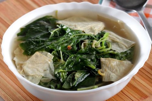 Resep Bening Bayam Kembang Tahu, Menu Makanan Saat Sakit