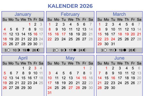 Jadwal Libur Nasional dan Cuti Bersama 2026, Total 25 Hari