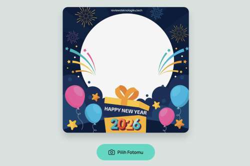 Percantik Foto Profil dengan 10 Twibbon Tahun Baru 2026 Ini, Berikut Linknya