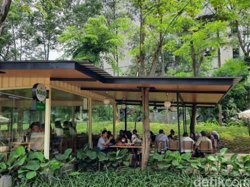 Baru Nih, Sensasi Nongkrong di Kafe Tengah Hutan Jaksel